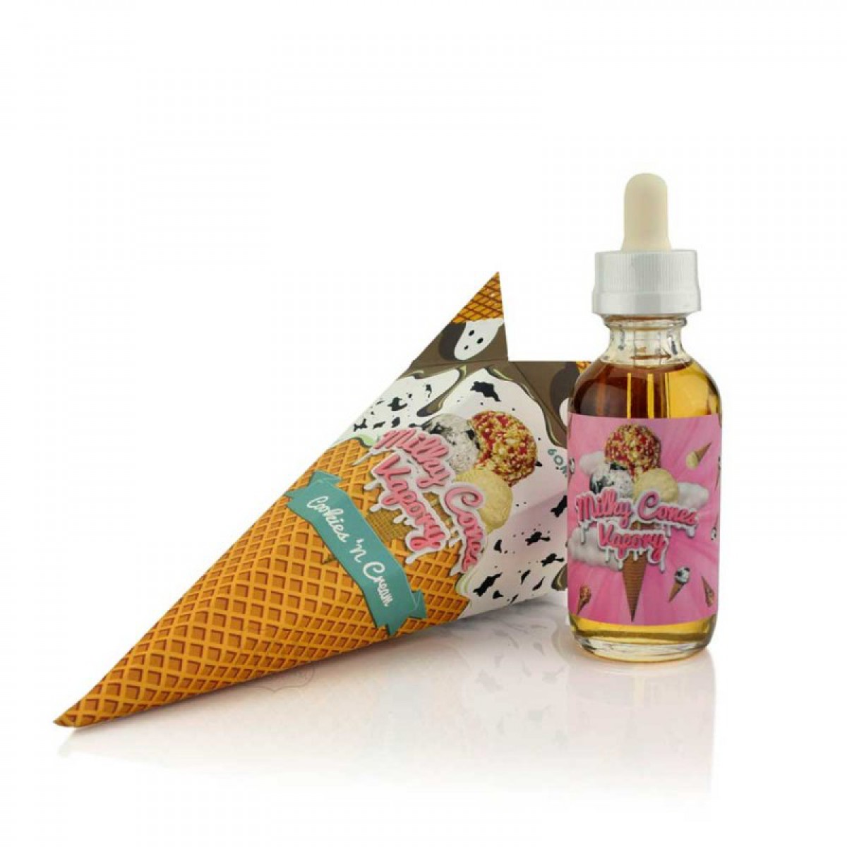 Milky Cones Cookies n Cream 6mg 